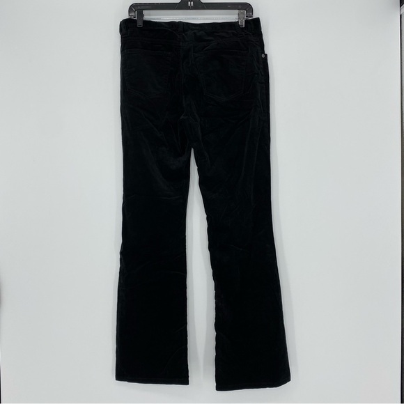 Express black velvet velour soft bootcut pants women's size 8 - Picture 4 of 15